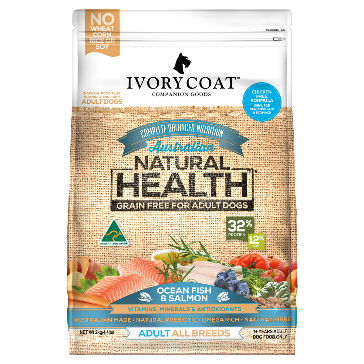 fish dry dog food