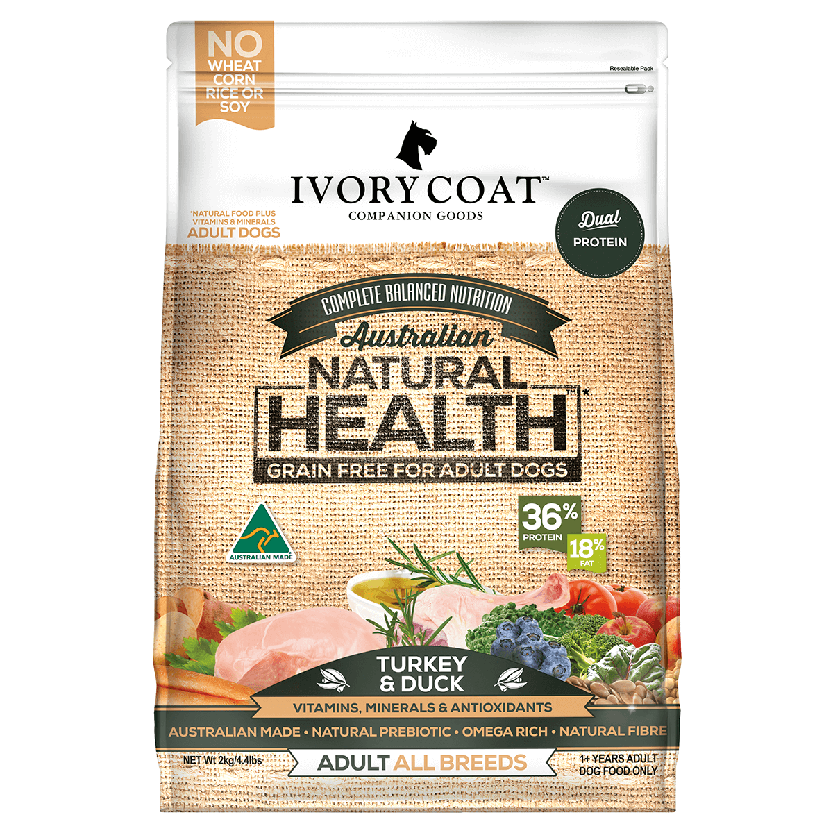 Ivory Coat Grain-Free Dry Dog Food 